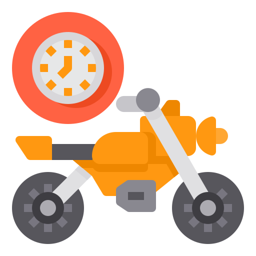 motocykl itim2101 Flat ikona