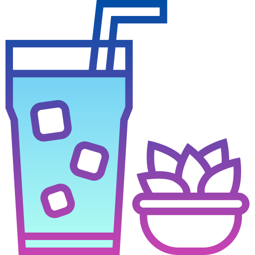 Horchata Detailed bright Gradient icon
