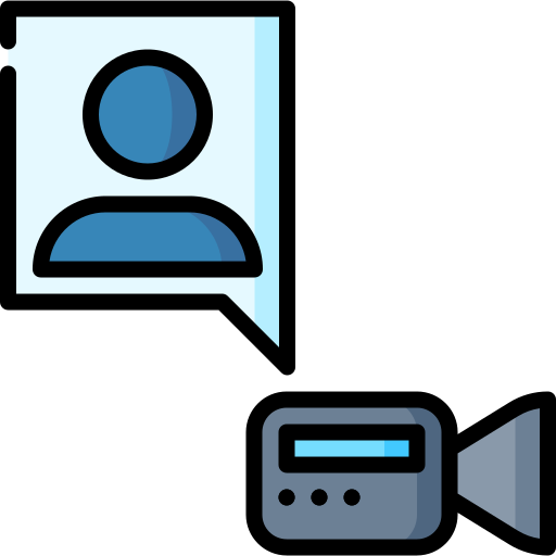 videollamada Special Lineal color icono