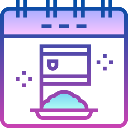 kalender Detailed bright Gradient icon