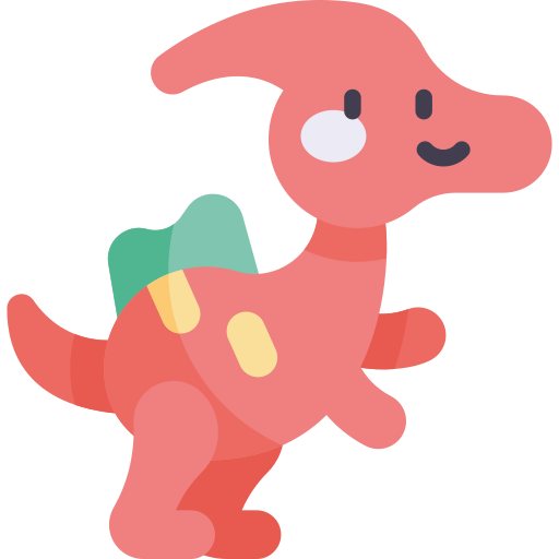 dinosaurio Kawaii Flat icono