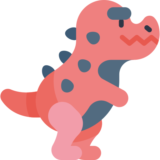 dinosaurio Kawaii Flat icono