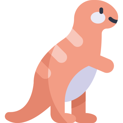 dinosaure Kawaii Flat Icône