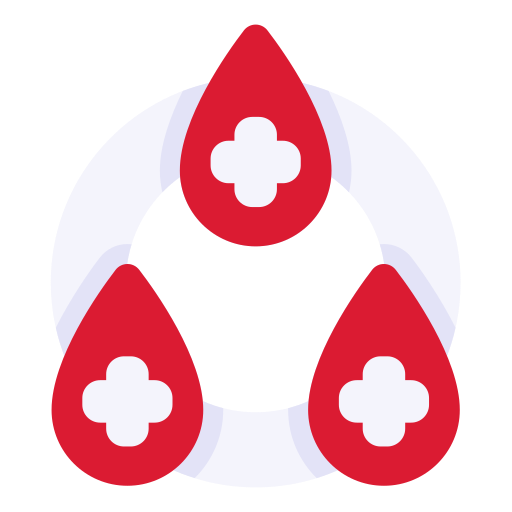 bloedtransfusie Generic Flat icoon