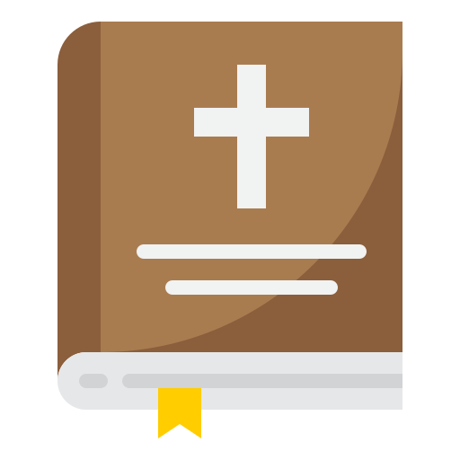 Bible book srip Flat icon