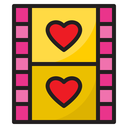 Film srip Lineal Color icon