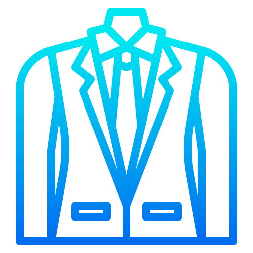 Suit srip Gradient icon