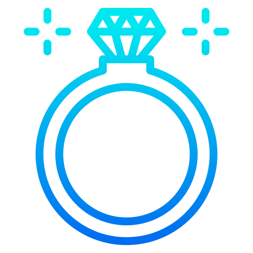 Ring srip Gradient icon