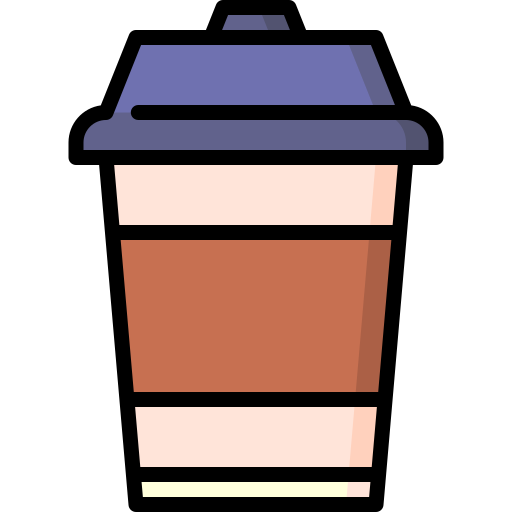 café Special Lineal color Icône
