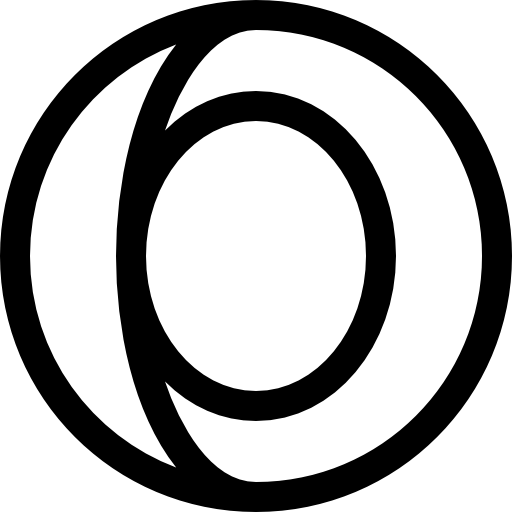 오페라 Basic Rounded Lineal icon