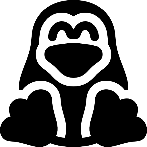 linux Basic Rounded Filled icon