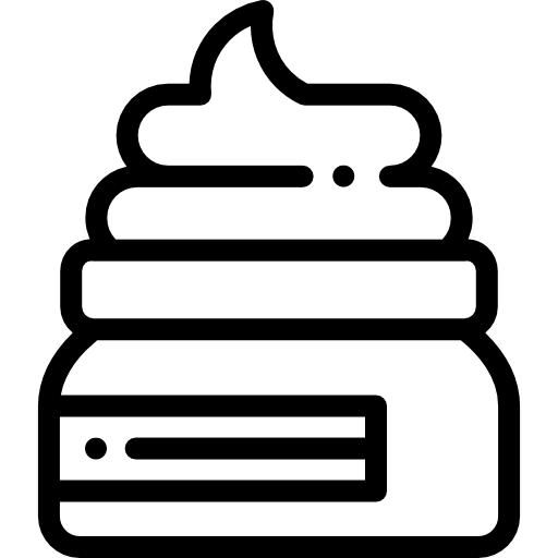 크림 Detailed Rounded Lineal icon