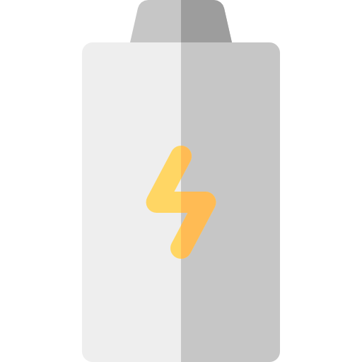 batterie Basic Rounded Flat Icône