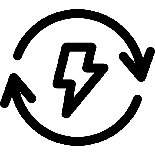전기 Basic Rounded Lineal icon