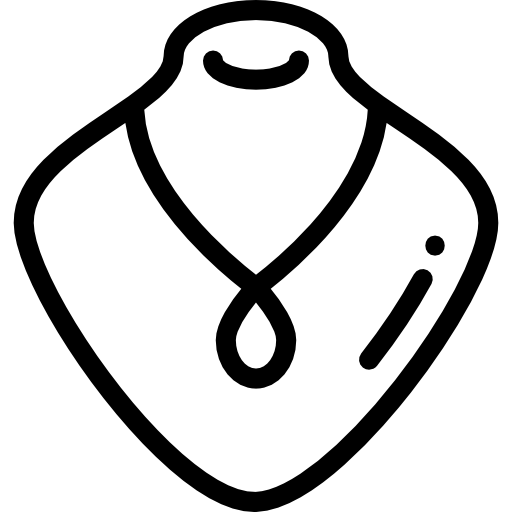Кулон Detailed Rounded Lineal иконка