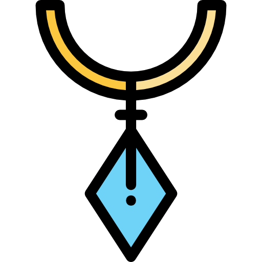 펜던트 Detailed Rounded Lineal color icon