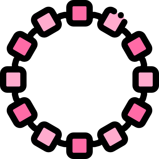 ブレスレット Detailed Rounded Lineal color icon