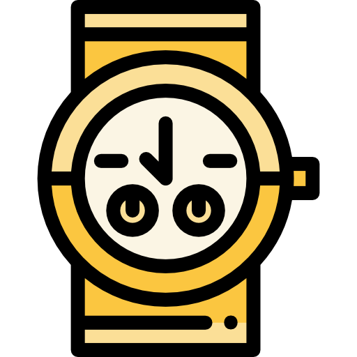 時計 Detailed Rounded Lineal color icon