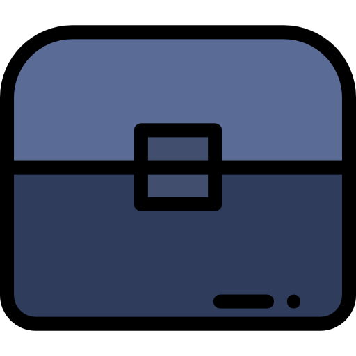 Box Detailed Rounded Lineal color icon