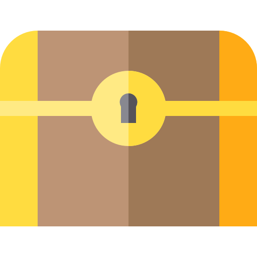 Treasure Basic Straight Flat icon