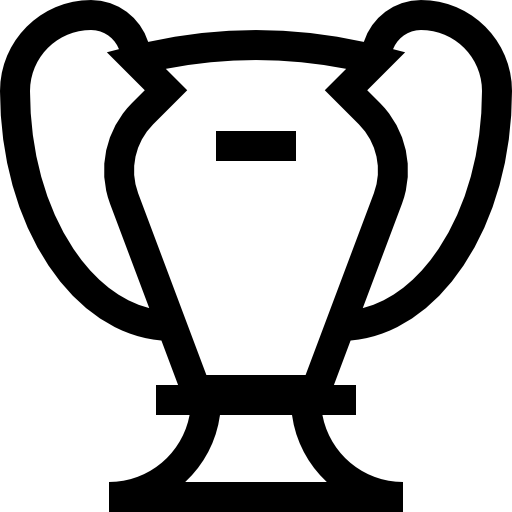 trofeum Basic Straight Lineal ikona
