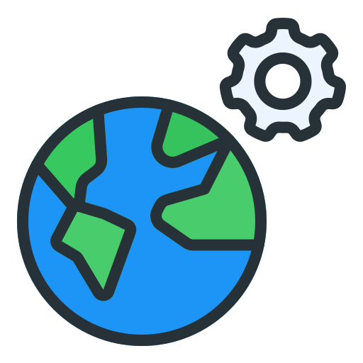 Earth globe Generic Outline Color icon