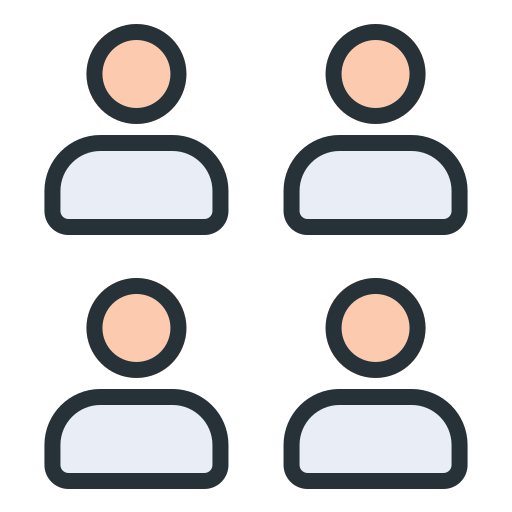 グループ Generic Outline Color icon