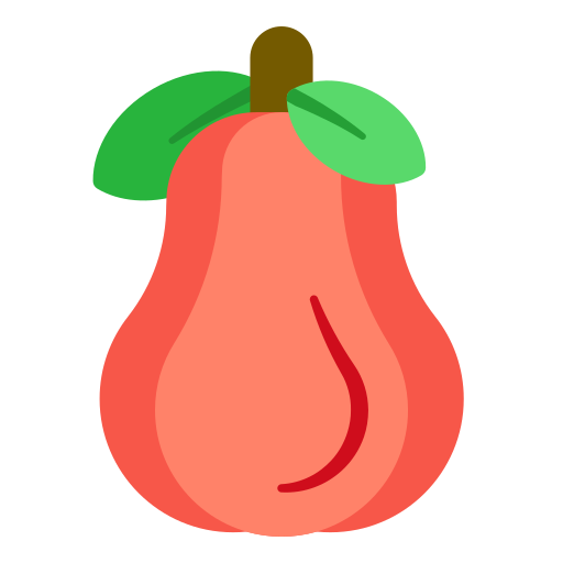 Розовое яблоко Generic Flat иконка