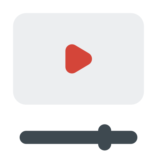 reproductor de video Generic Flat icono