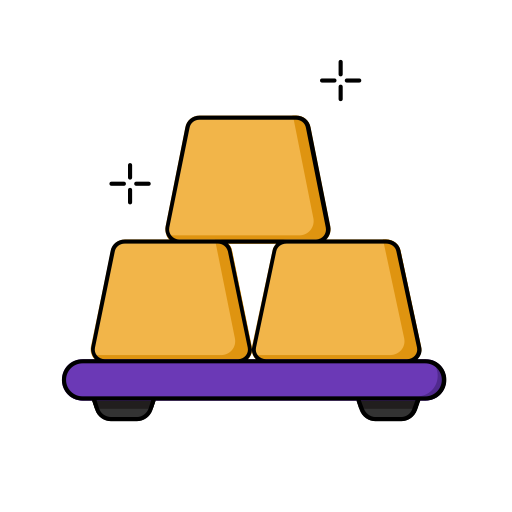 złoto Generic Outline Color ikona