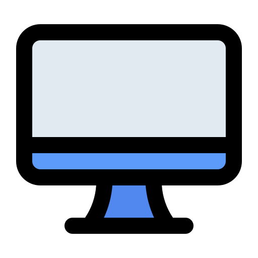 ordinateur Generic Outline Color Icône