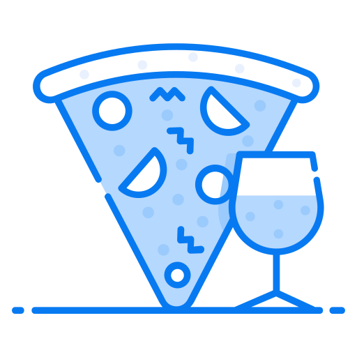 porción de pizza Generic Blue icono
