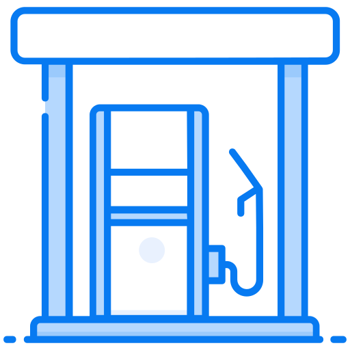 stacja benzynowa Generic Blue ikona