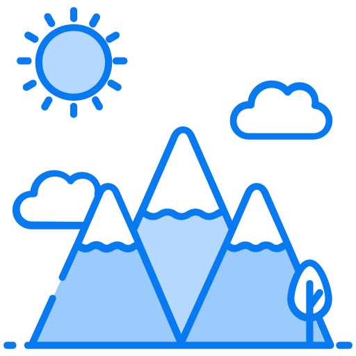 wzgórza Generic Blue ikona