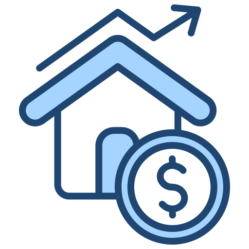 Real estate Generic Blue icon