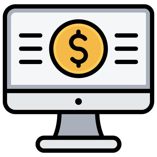 Online money Generic Outline Color icon