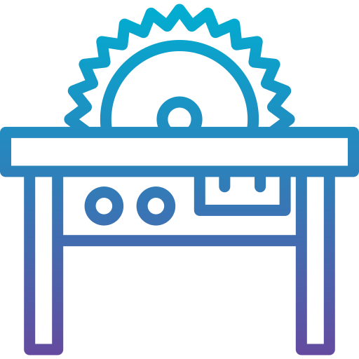 Table saw Generic Gradient icon