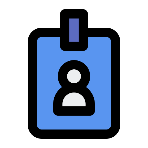 idカード Generic Outline Color icon