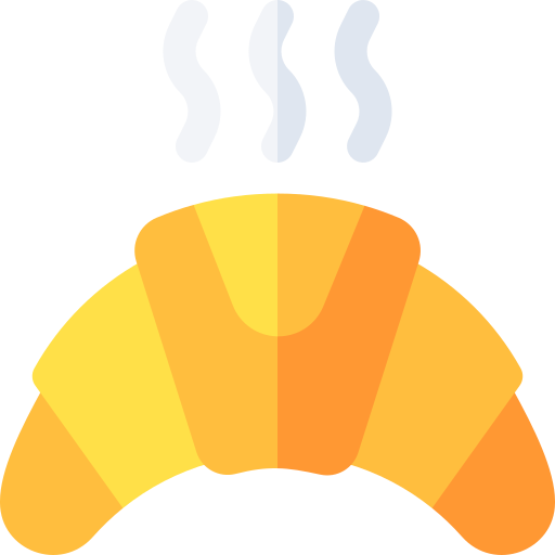 Croissant Basic Rounded Flat icon