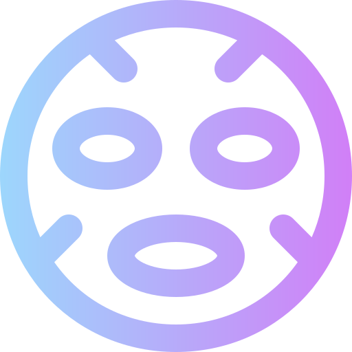 フェイシャルマスク Super Basic Rounded Gradient icon