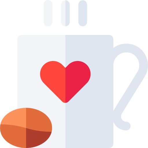 Coffee Basic Rounded Flat icon