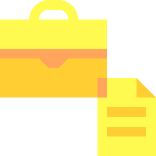 Briefcase Basic Sheer Flat icon