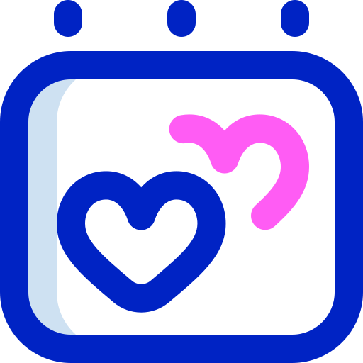 Valentines day Super Basic Orbit Color icon