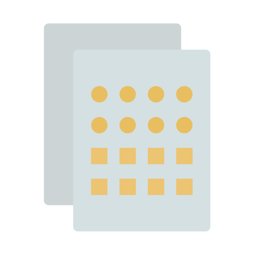 datos estructurados Generic Flat icono