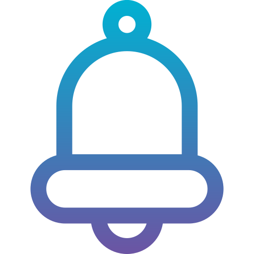 Bell Generic Gradient icon