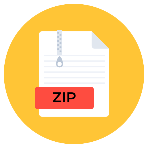 file zip Generic Circular icona