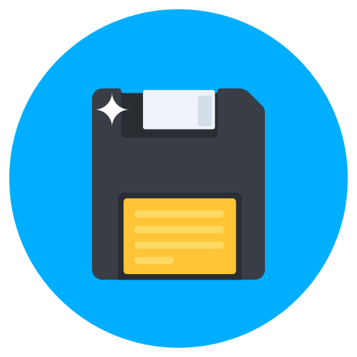 floppy disk Generic Circular icoon