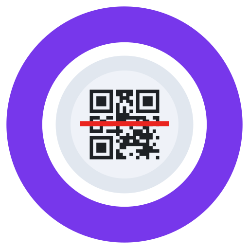 Qr code scan Generic Circular icon