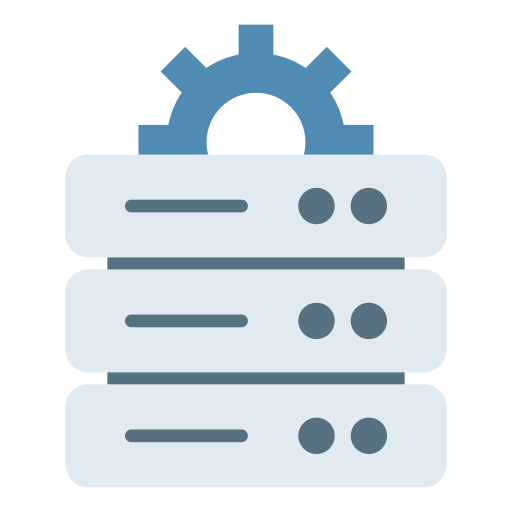 gestione del database Generic Flat icona