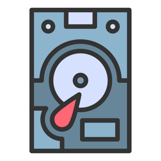 festplatte Generic Outline Color icon